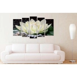 Tablouri canvas Nufar zen si pietre 17469