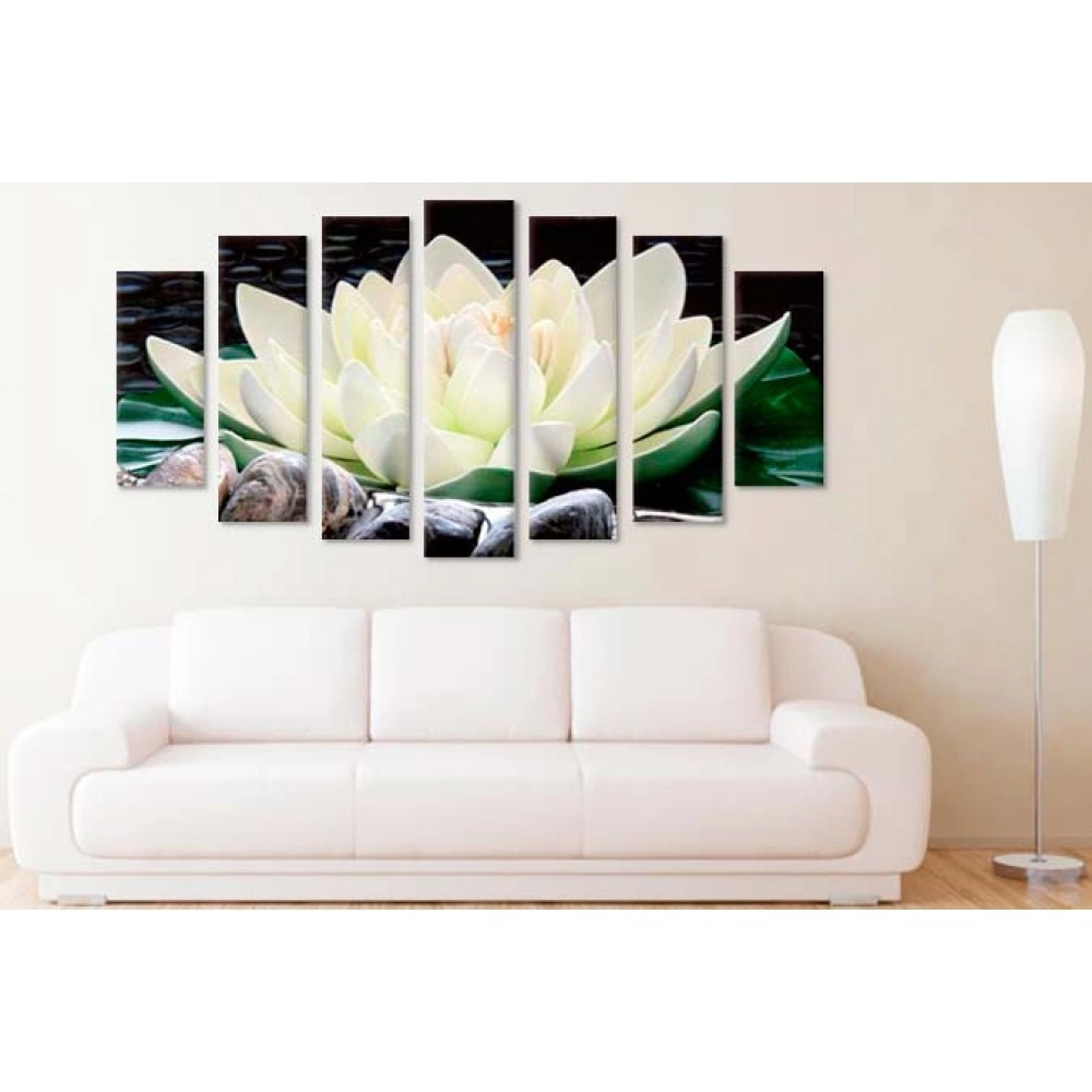 Tablouri canvas Nufar pe pietre 1769