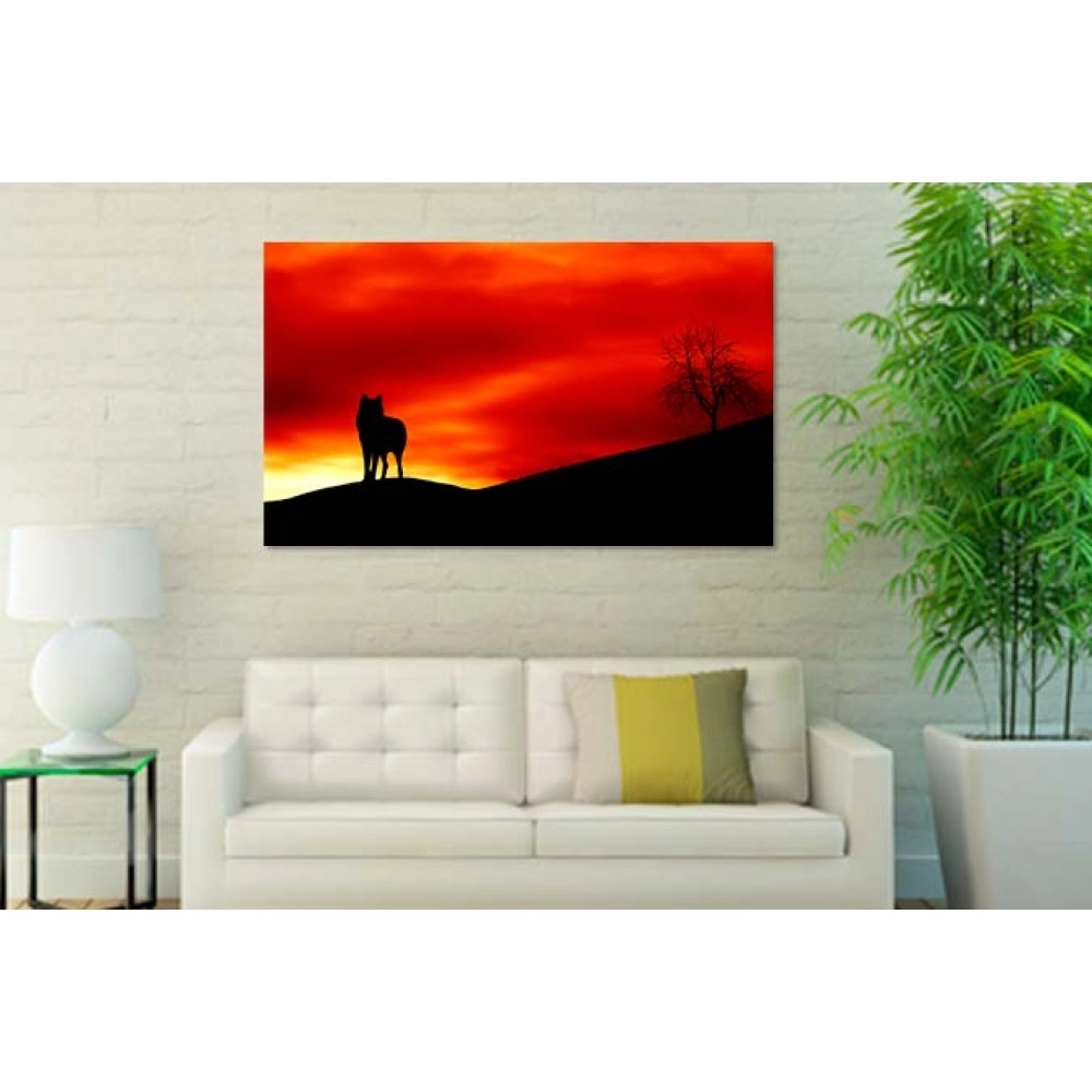Tablouri canvas Orange abstract 10167