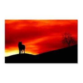 Tablouri canvas Orange abstract 10167