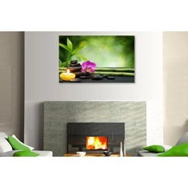 Tablouri canvas Orhidee si pietre 4065