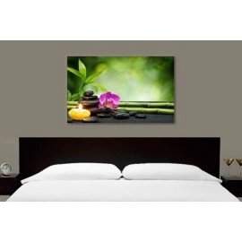 Tablouri canvas Orhidee si pietre 4065