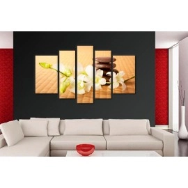 Tablouri canvas Orhidee si bambus 1042