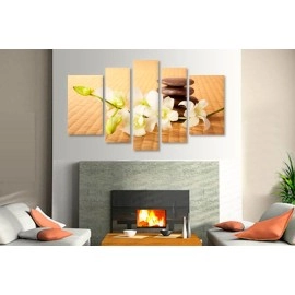 Tablouri canvas Orhidee si bambus 1042