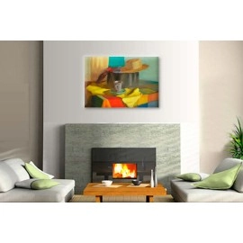 Tablouri canvas Palarie si cana 3187