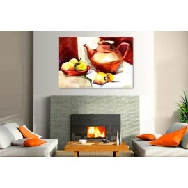 Tablouri canvas Fructe si ceainic 8226
