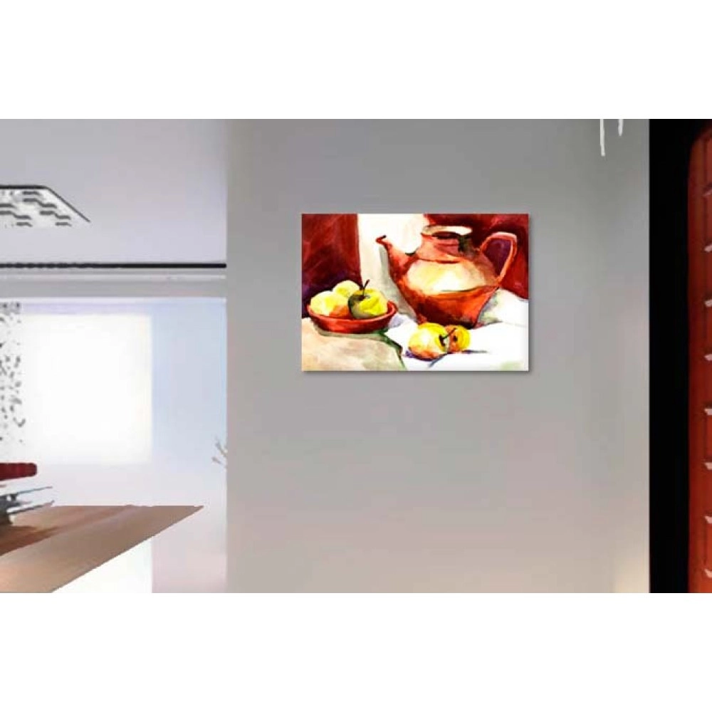 Tablouri canvas Fructe si ceainic 8226