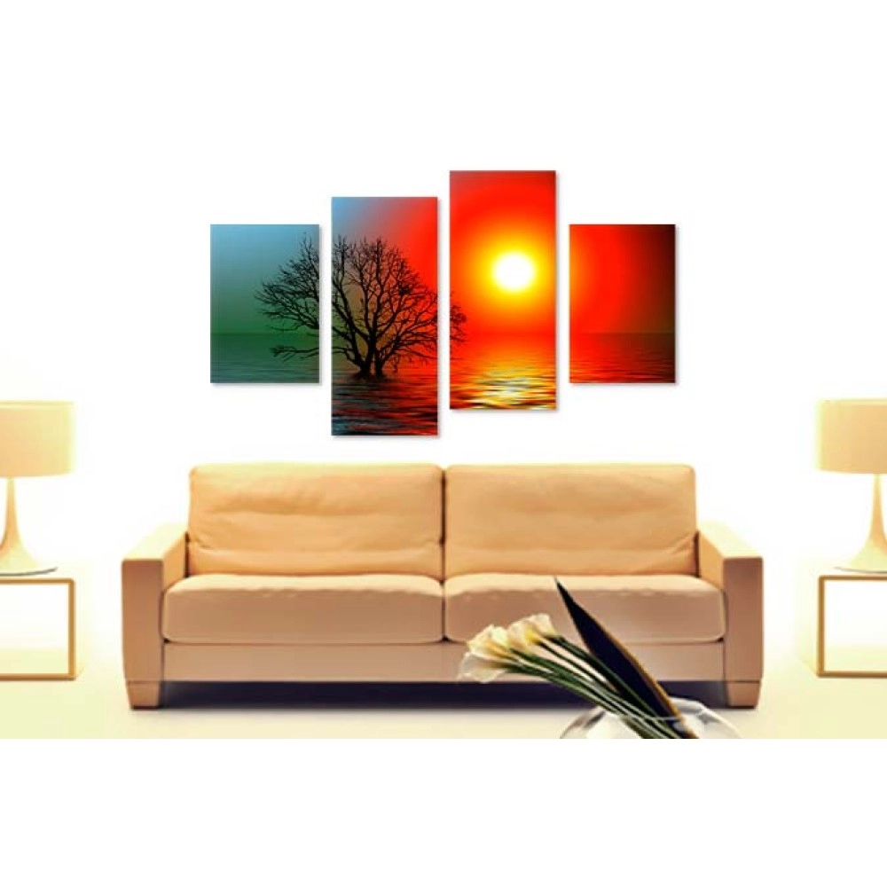 Tablouri canvas Peisaj in apus 65245