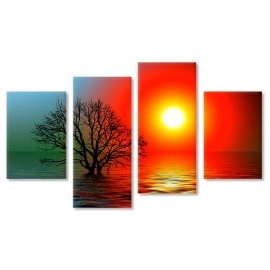Tablouri canvas Peisaj in apus 65245