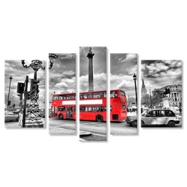 Tablouri canvas London red bus 3022