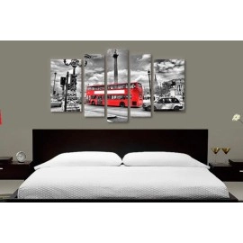 Tablouri canvas London red bus 3022