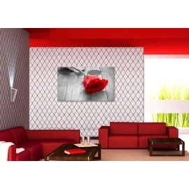 Tablouri canvas rosu trandafir 3870