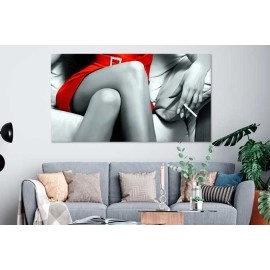 Tablouri canvas rosu 14289