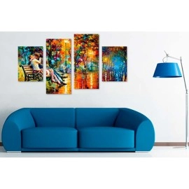 Tablouri canvas Sarut in parc 6574