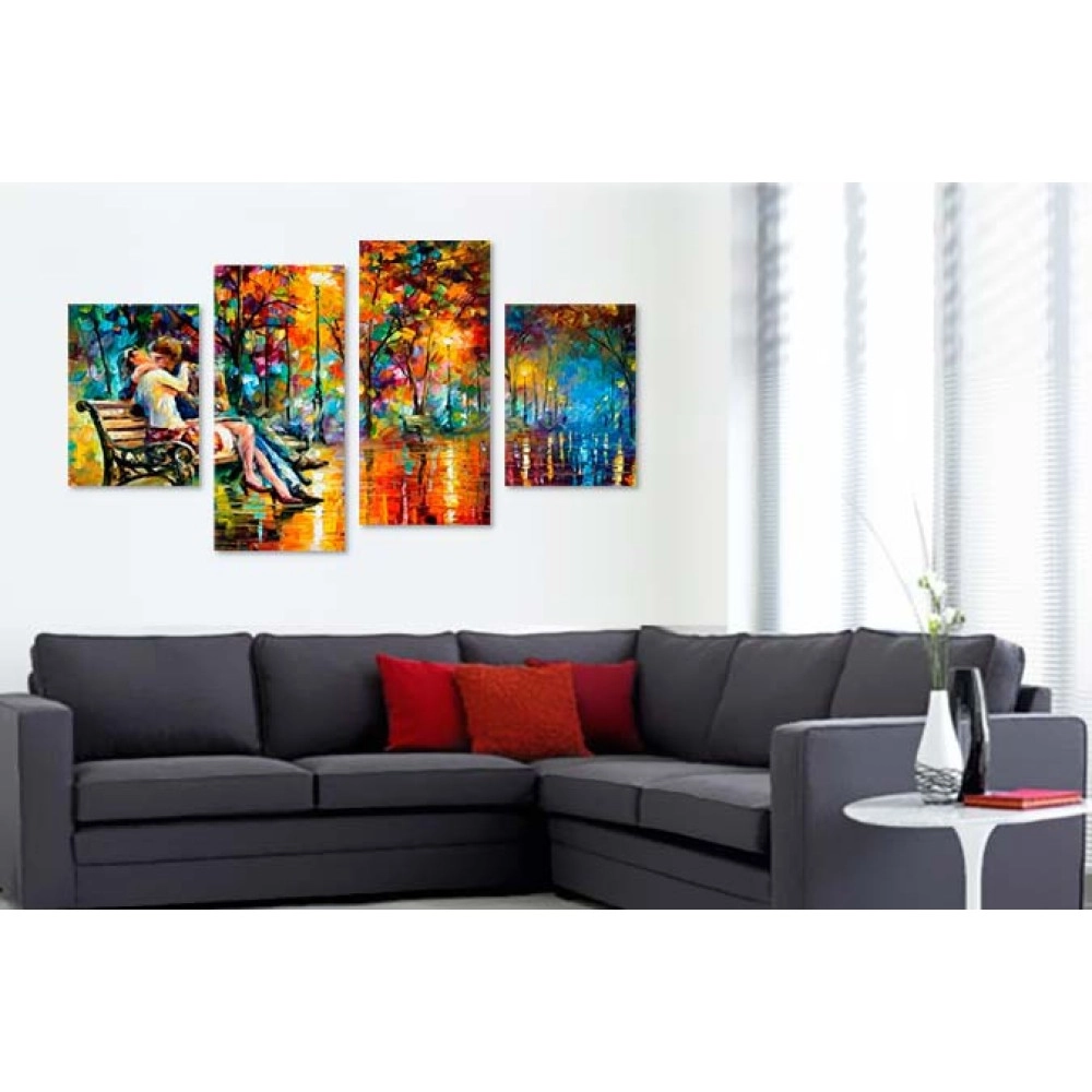 Tablouri canvas Sarut in parc 6574