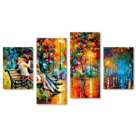 Tablouri canvas Sarut in parc 6574