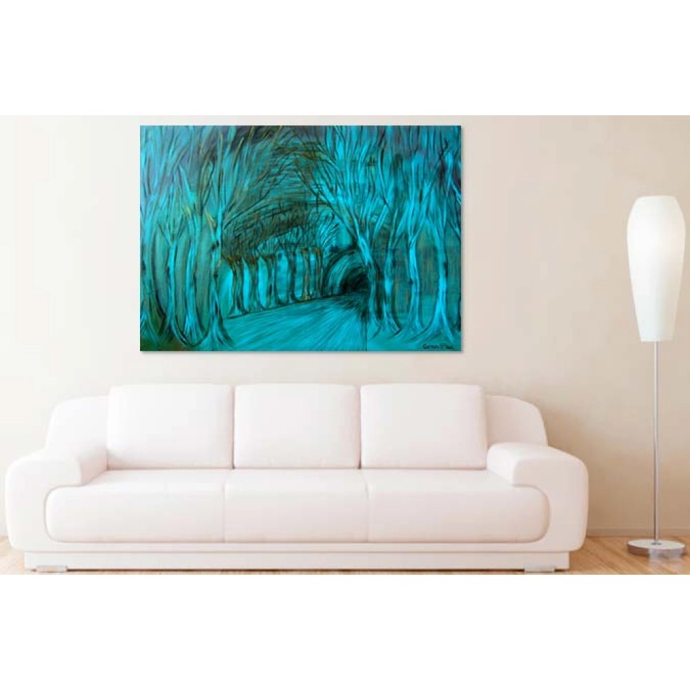 Tablouri canvas Seara albastra 100701
