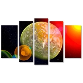 Tablouri canvas Planeta in lumina 9778
