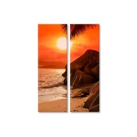 Tablouri canvas Stanci pe tarm 8245