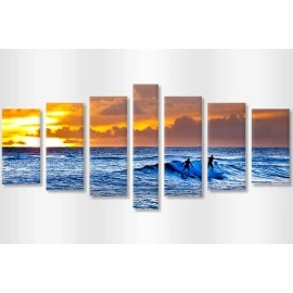Tablouri canvas Surferi pe valuri 5399