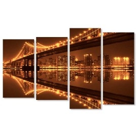 Tablouri canvas Pod luminat in apa 23924