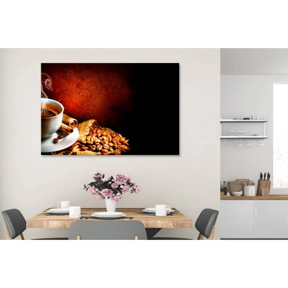 Tablou bucatarie cafea scortisoara