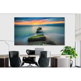 Tablou canvas apus deasupra oceanului