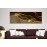 Tablou canvas abstract forme auriu maro