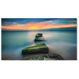 Tablou canvas apus deasupra oceanului