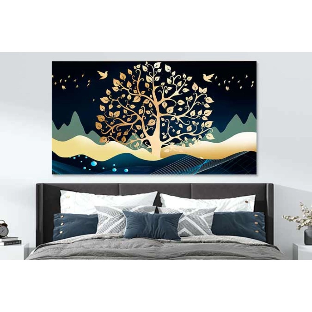 Tablou copacul vietii valuri 16160