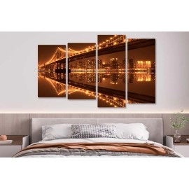 Tablouri canvas Pod luminat in apa 23924