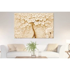 Tablouri abstracte copac cerbi