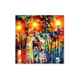 Tablou canvas plimbare prin ploaie