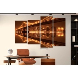 Tablouri canvas Pod luminat in apa 23924