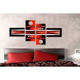 Tablouri canvas Rosu abstract 1852 r