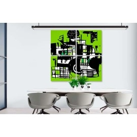 Tablouri canvas green 4256
