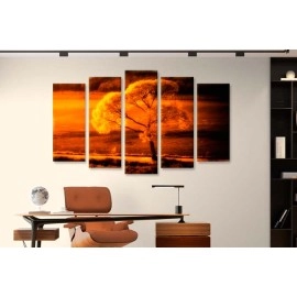 Tablouri canvas peisaj sepia 73527