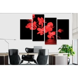 Tablouri canvas orhidee 22012 rosu