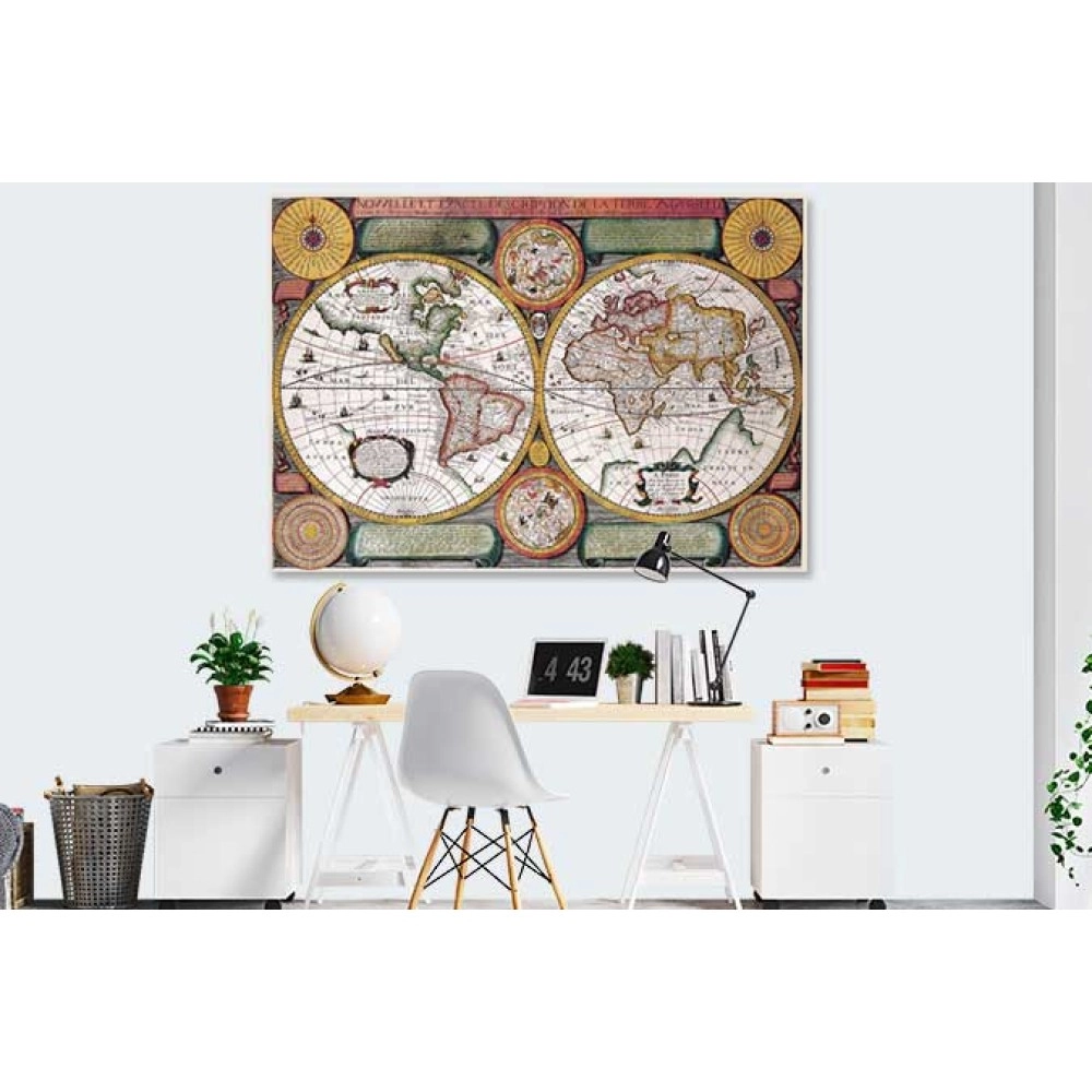 Tablouri canvas harta vintage 11234