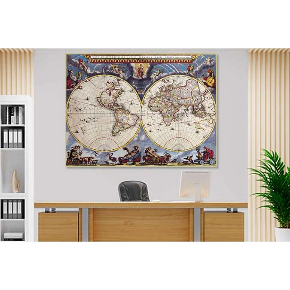 Tablouri canvas harta vintage 11236