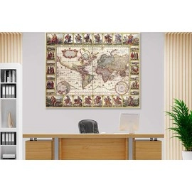 Tablouri canvas harta vintage 11242