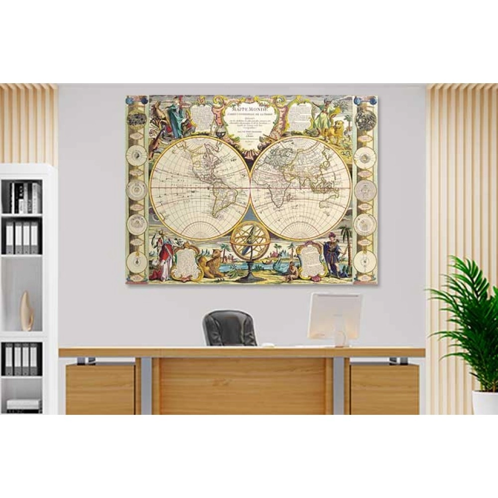 Tablouri canvas harta vintage 11246