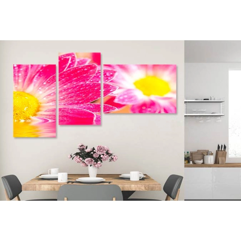 Tablouri canvas Flori gerbera roz 7848