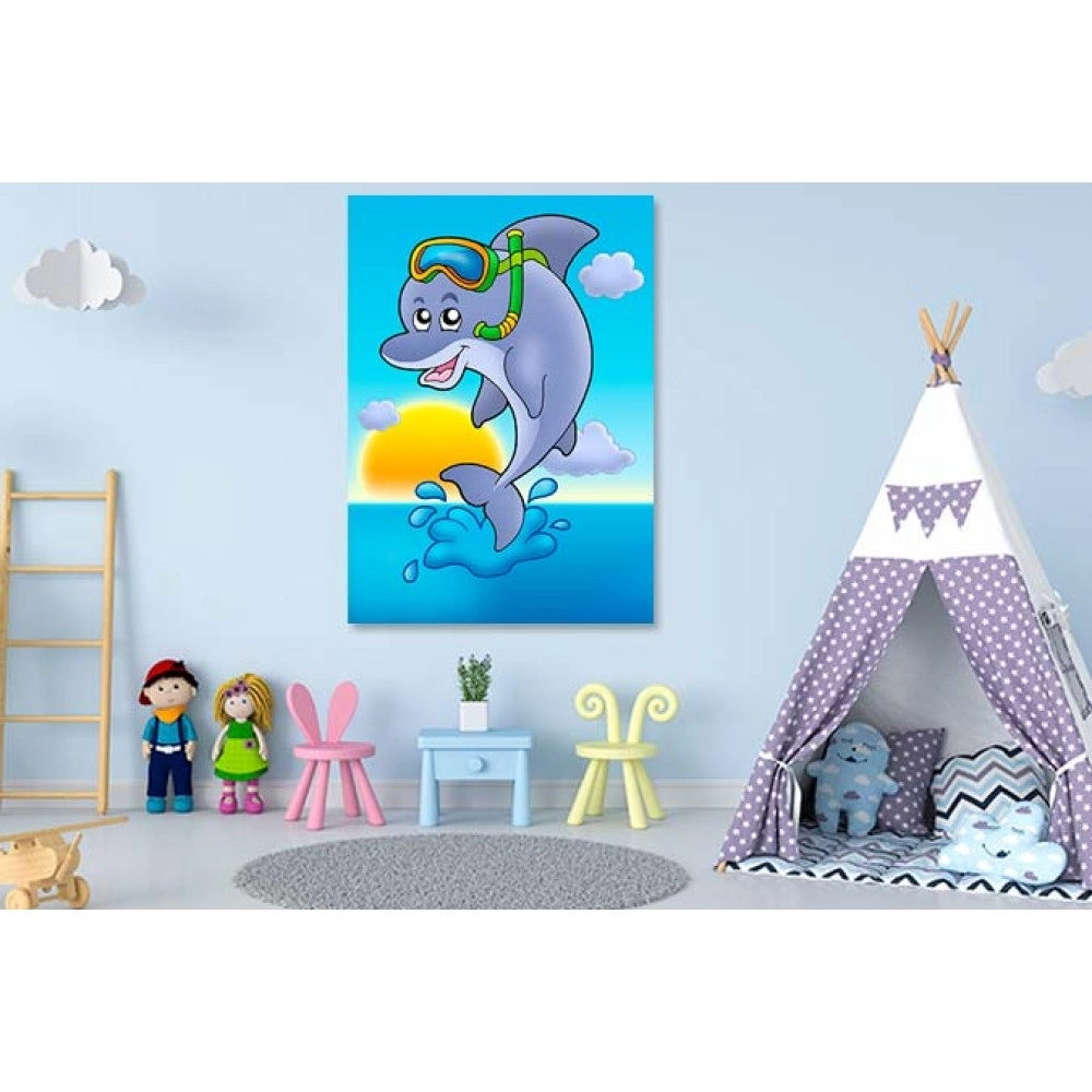 Tablouri canvas Delfin 9416