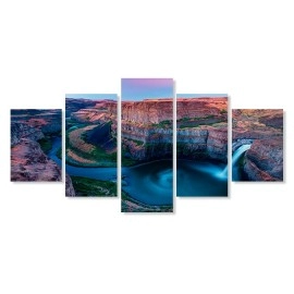 Tablouri peisaje frumoase cascada din canion