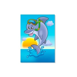 Tablouri canvas Delfin 9416
