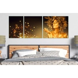 Tablouri canvas beauty auriu 30319