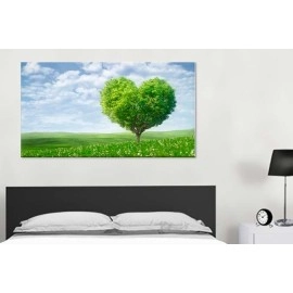 Tablouri canvas heart-tree 42051