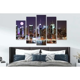 Tablouri canvas Manhattan 3999-indigo