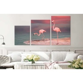 Tablouri canvas Pasari flamingo 4769